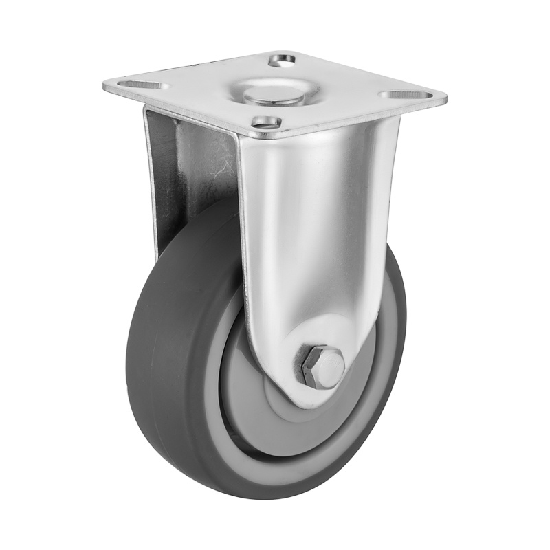 (2-14)   50mm ,75mm , 2"3" fixed caster, light duty TPR caster ,ball bearing