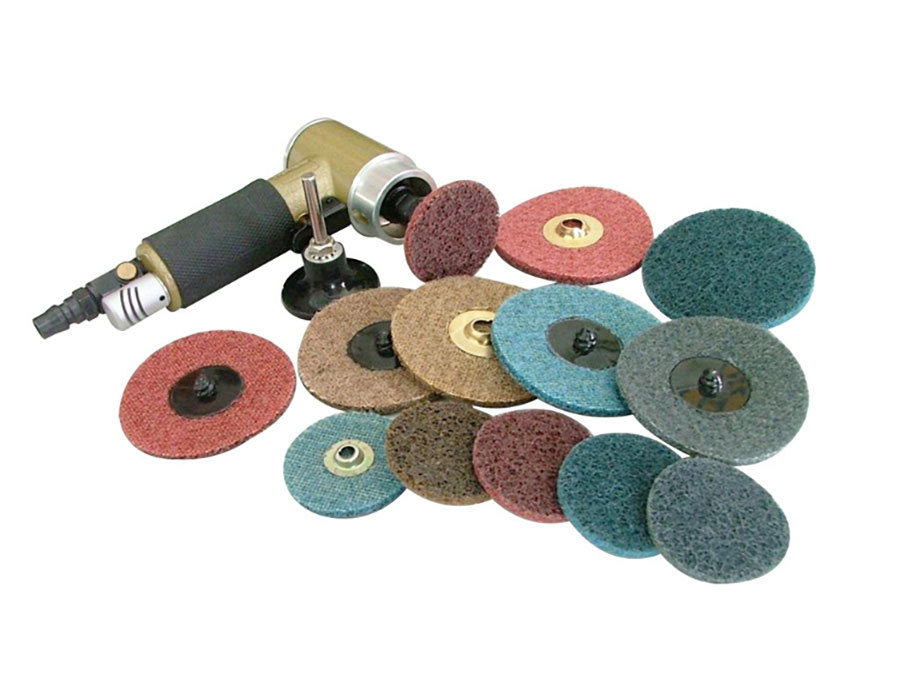 Non-woven quick-change disc
