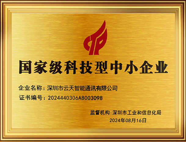 国家级科技型中小企业
