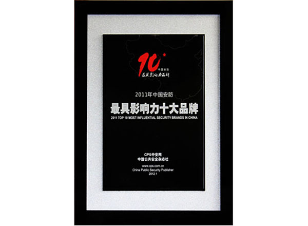 中国安防最具影响力十大品牌