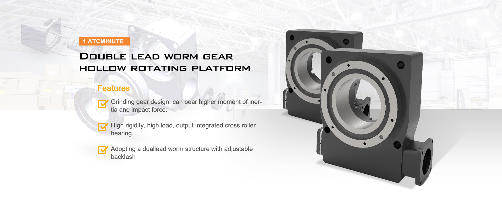 Double Lead Hollow Rotating Platform