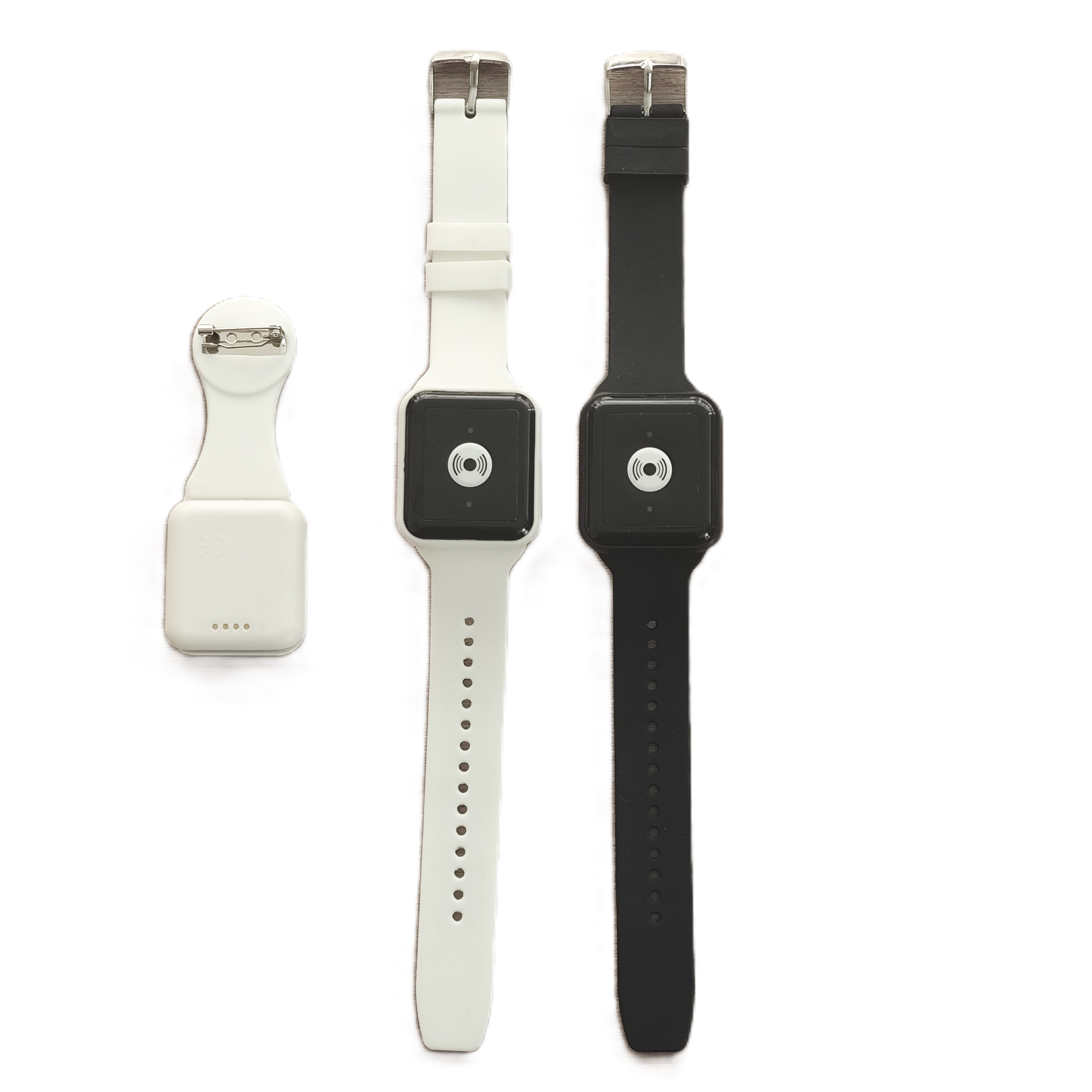 IO wrist-mounted alarm button