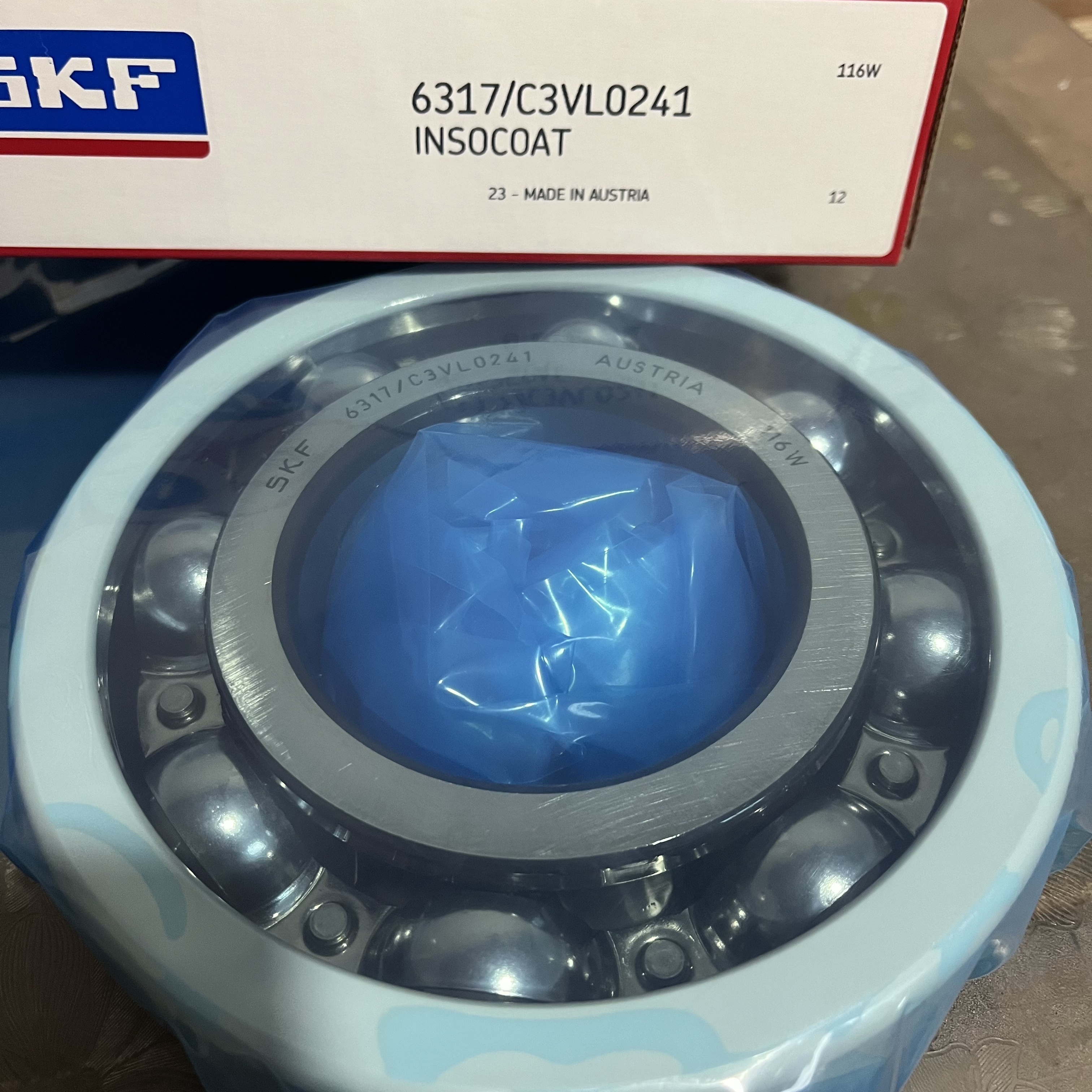 SKF Electrically insulated bearing 6317/VL0241 6317/C3VL0241 SKF insulated bearing Ball bearing