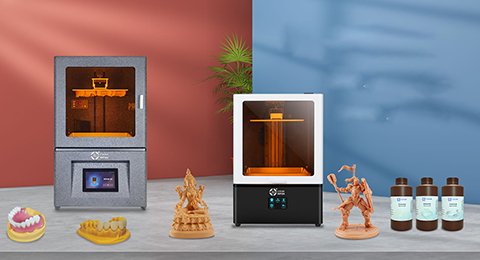 LCD light-curing printer technology change: black and white screen