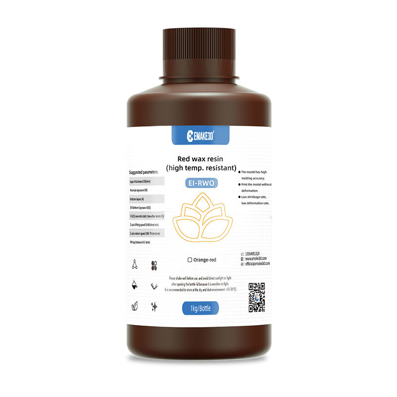 Red wax resin (high temp. resistant)