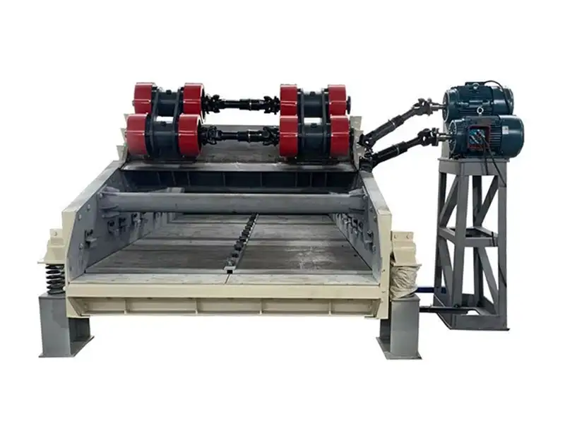 Single-layer straight dewatering screen