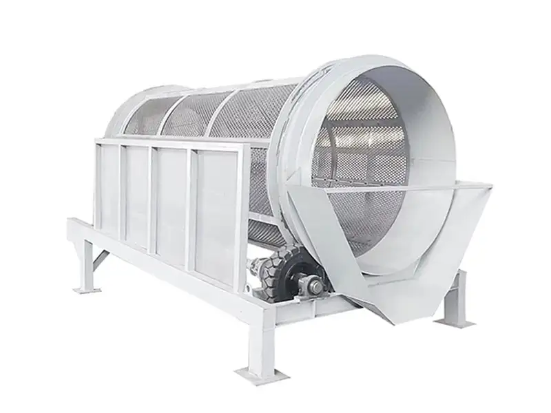 Shaftless drum screen