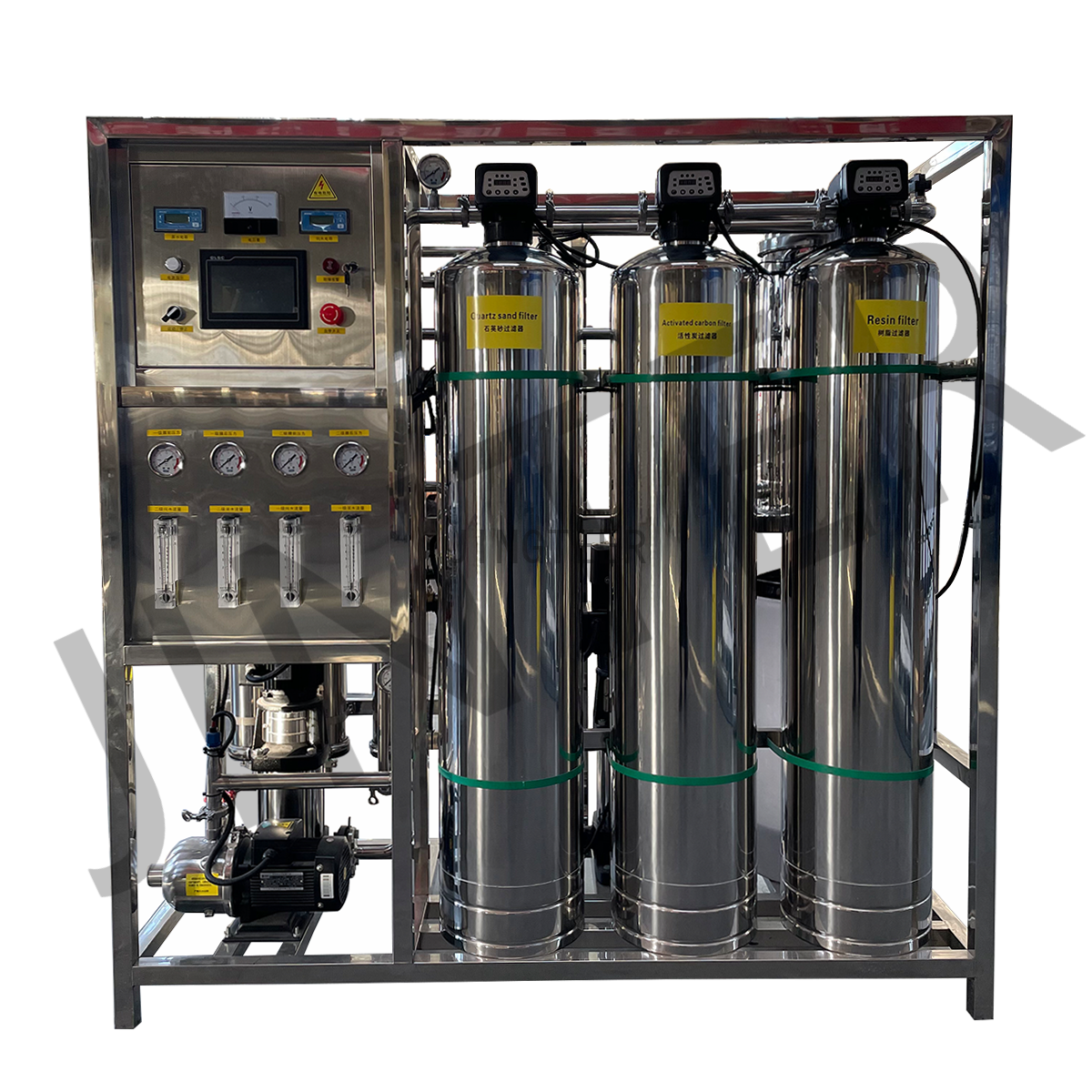 500 liters per hour two-stage reverse osmosis
