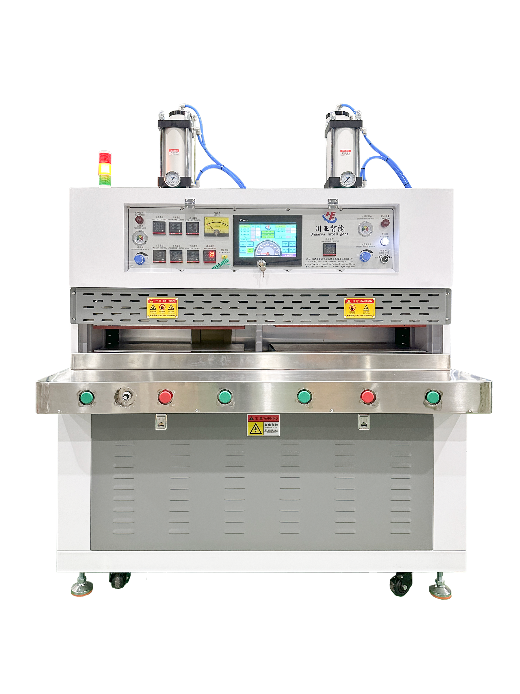 Dual-station composite seamless welding machine