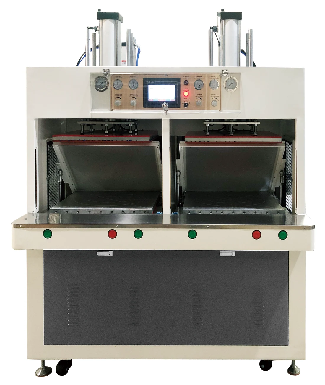 Four-station hot and cold pressure thermoforming machine