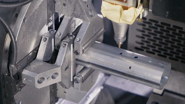 Tube laser cutting