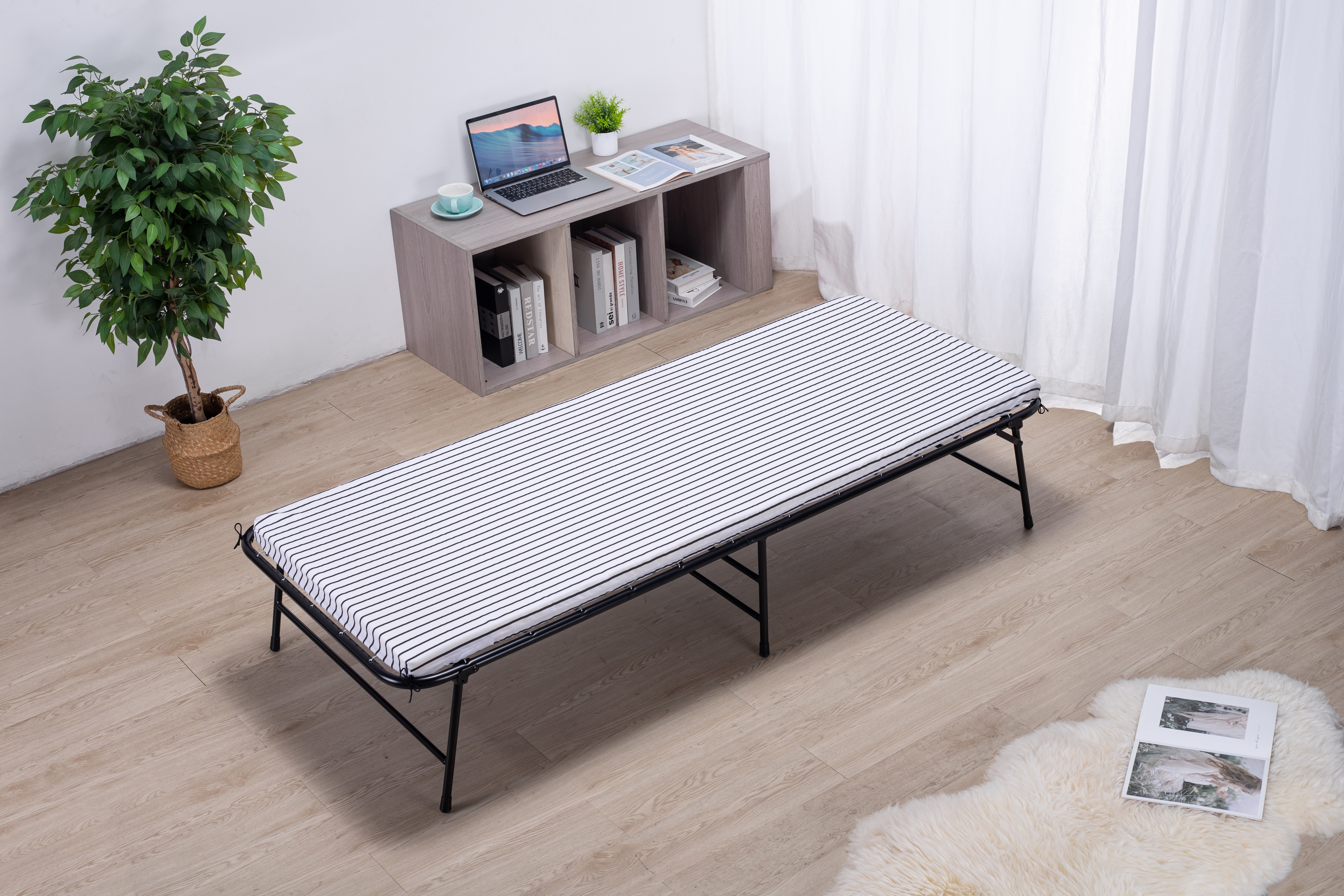 Iron rollaway bed