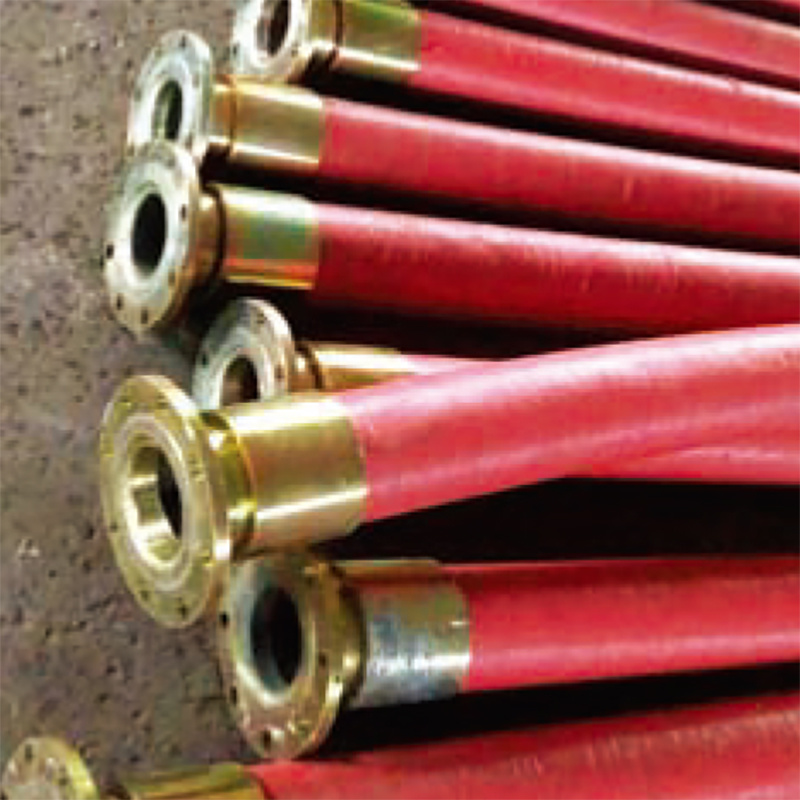 Rubber hoses for water supply and drainage in coal mines underground