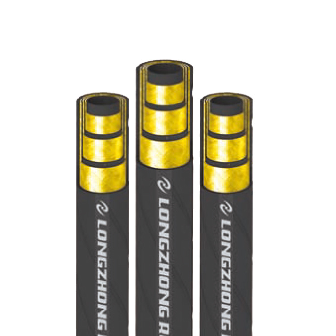 High-pressure steel wire braided hose