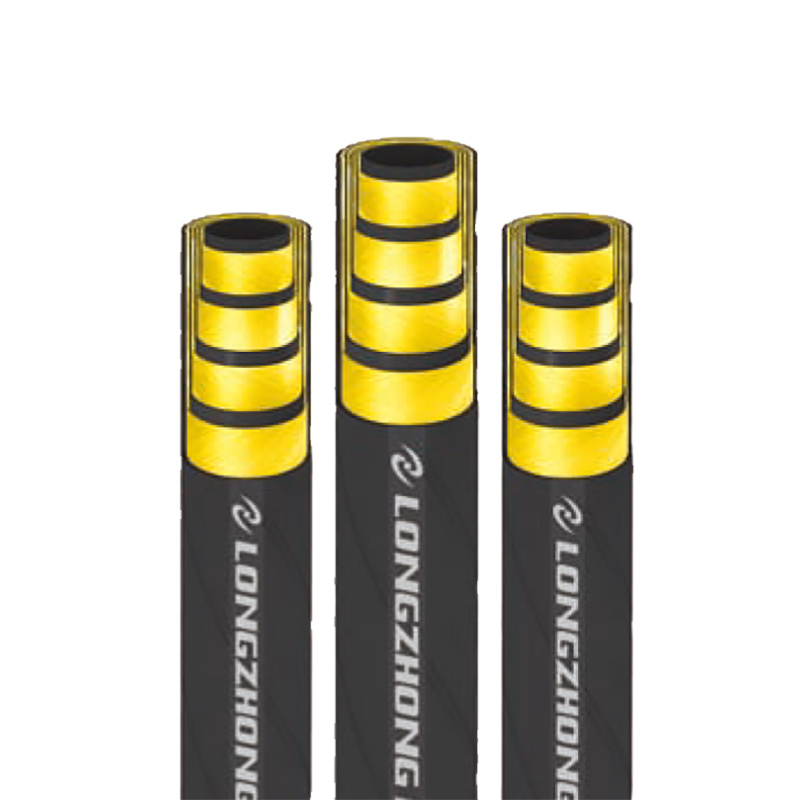 High pressure steel wire wrapped rubber hose