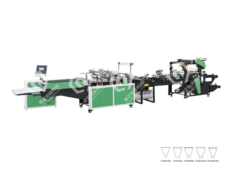 Flower shaped bag making machine