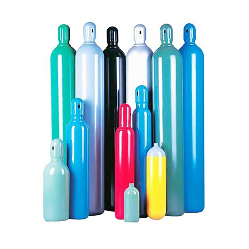 Industrial gas cylinders