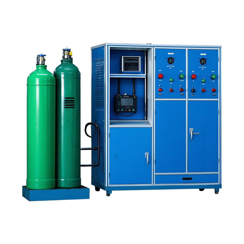 Steel cylinder filling equipment