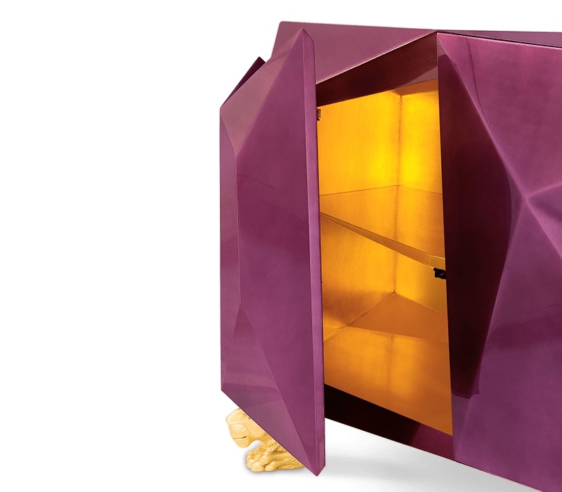 Diamond Amethyst Sideboard