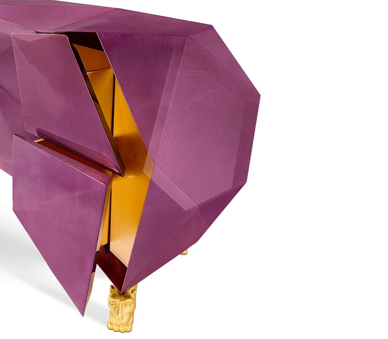 Diamond Amethyst Sideboard