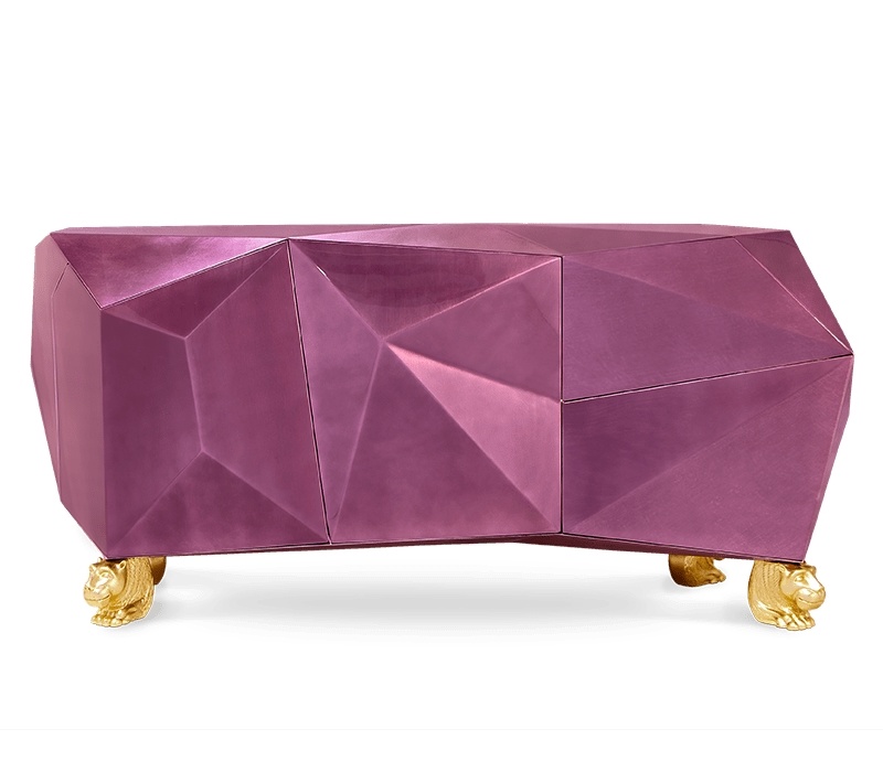 Diamond Amethyst Sideboard