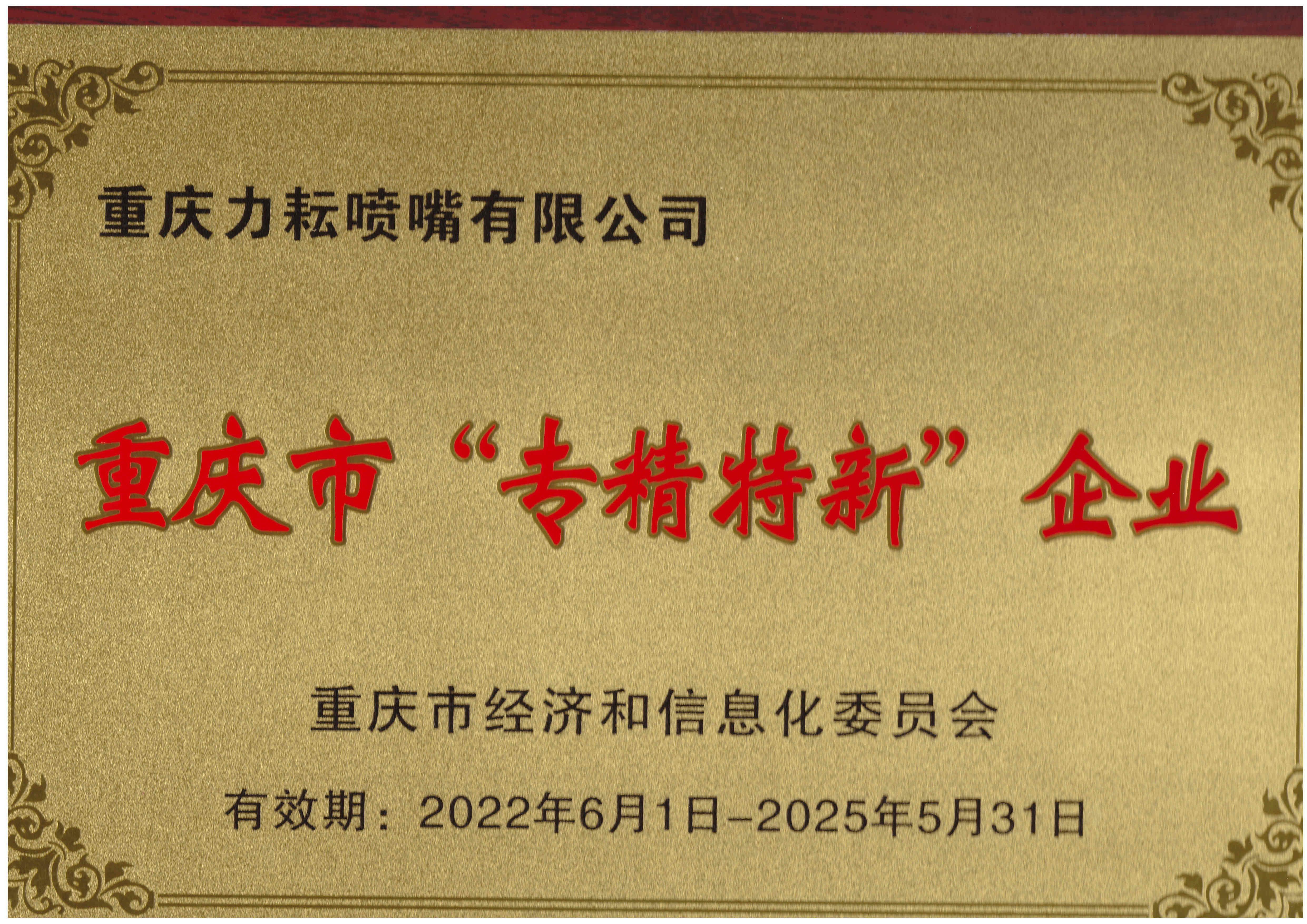 重庆市“专精特新”企业