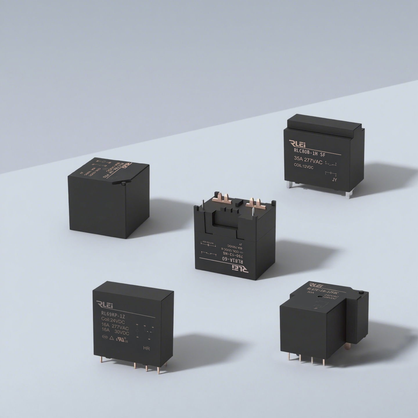 High-voltage AC relay