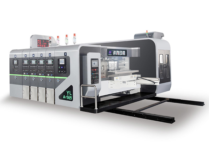 High speed lead edge printing rotary die cutter & full PLC control machine