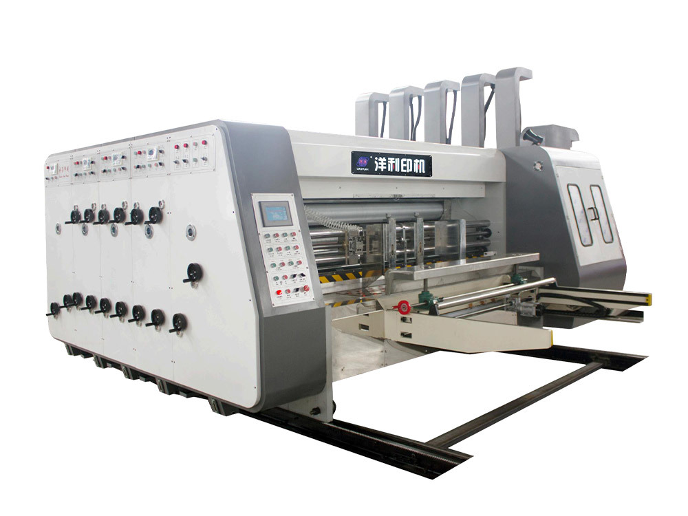 Economy model printing slotting rotary die cutter machine