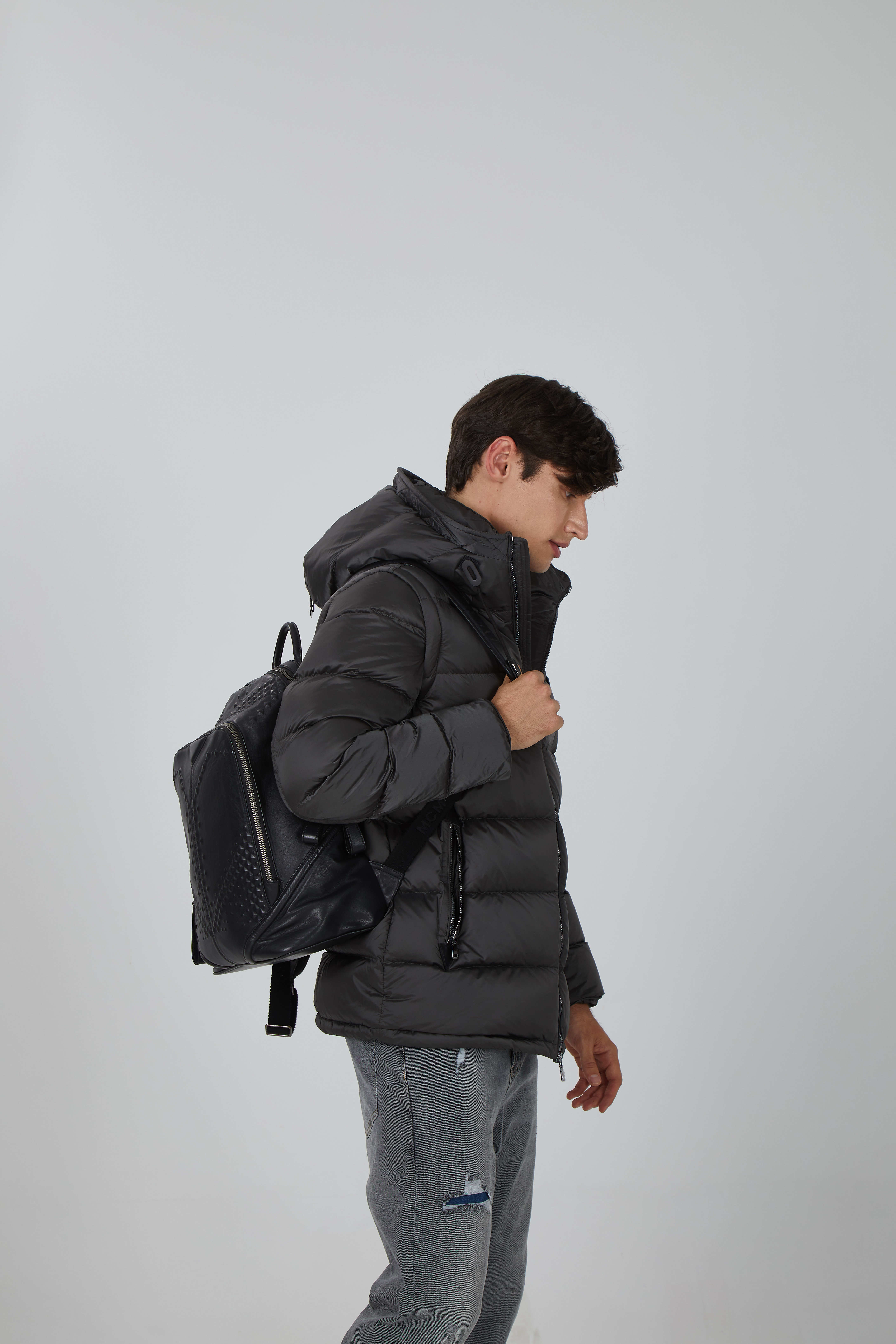 man down jacket