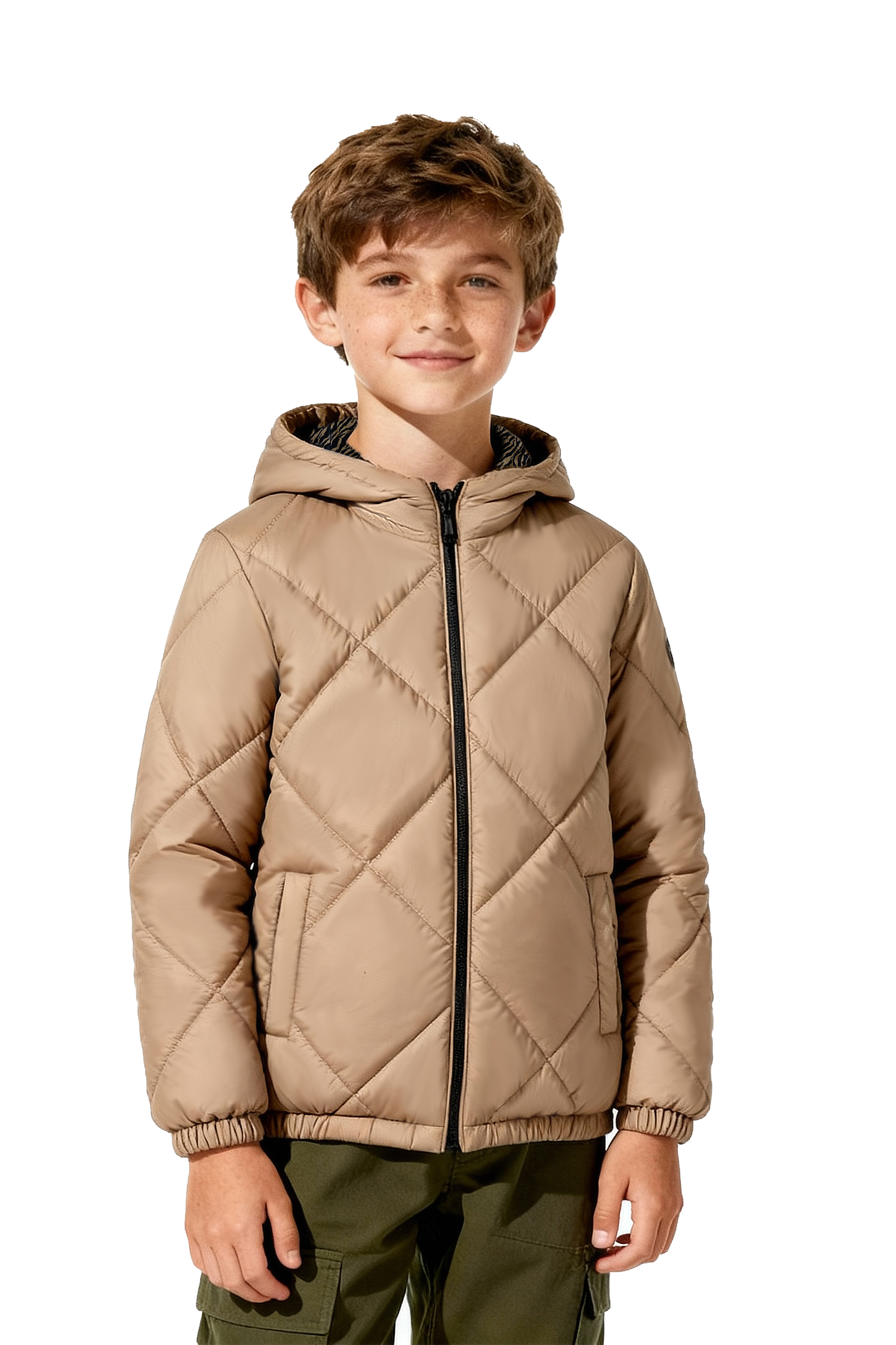 chaqueta reversible para niño