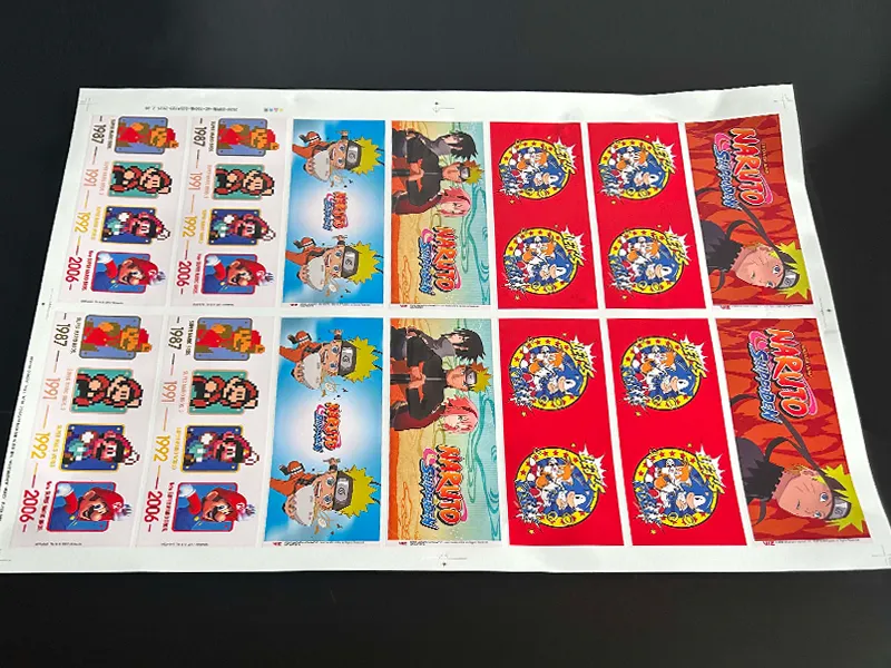 Low temperature printed paper