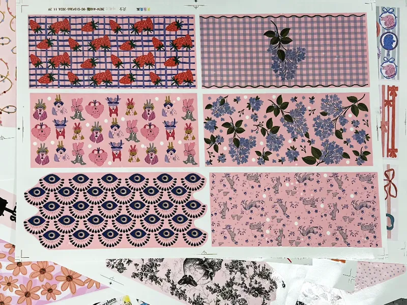Low temperature printed paper