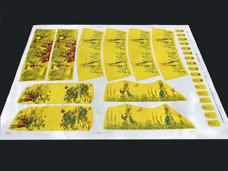 Ceramic printing paper
