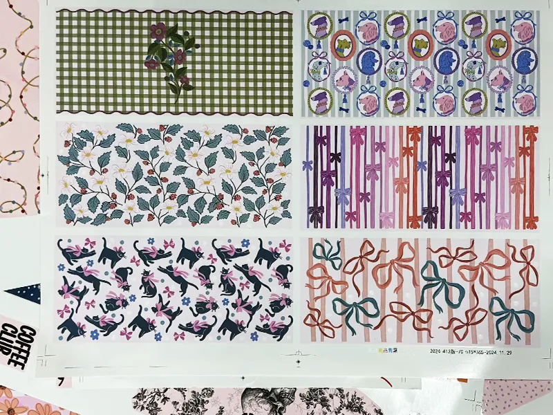 Low temperature printed paper
