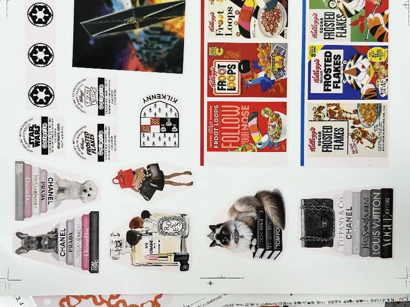 Low temperature printed paper