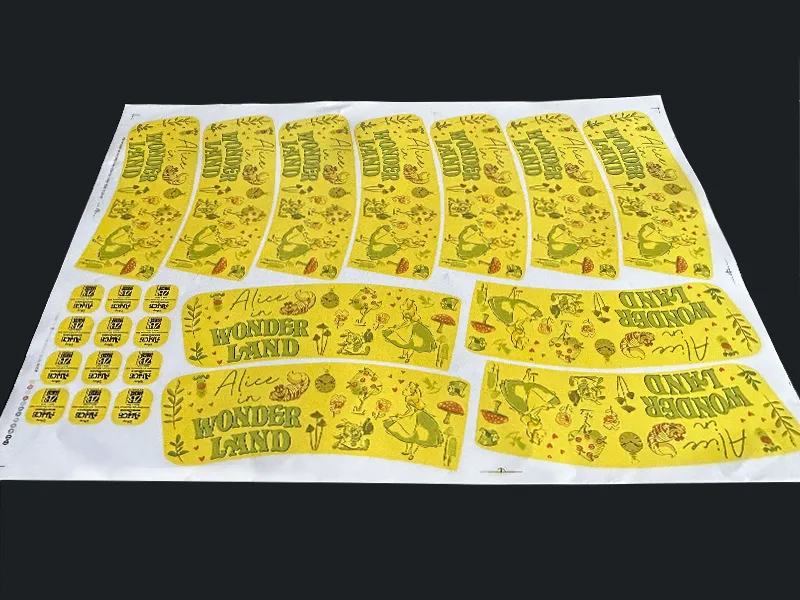 Ceramic printing paper