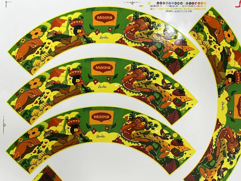 Ceramic printing paper