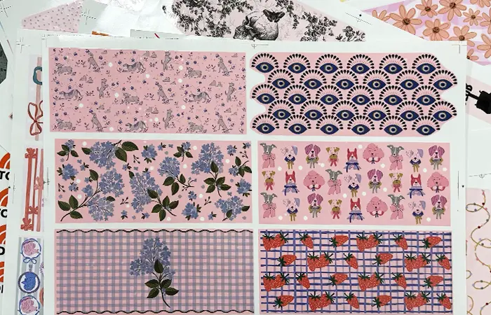 What are the environmental requirements for the decal process of ceramic flower paper?