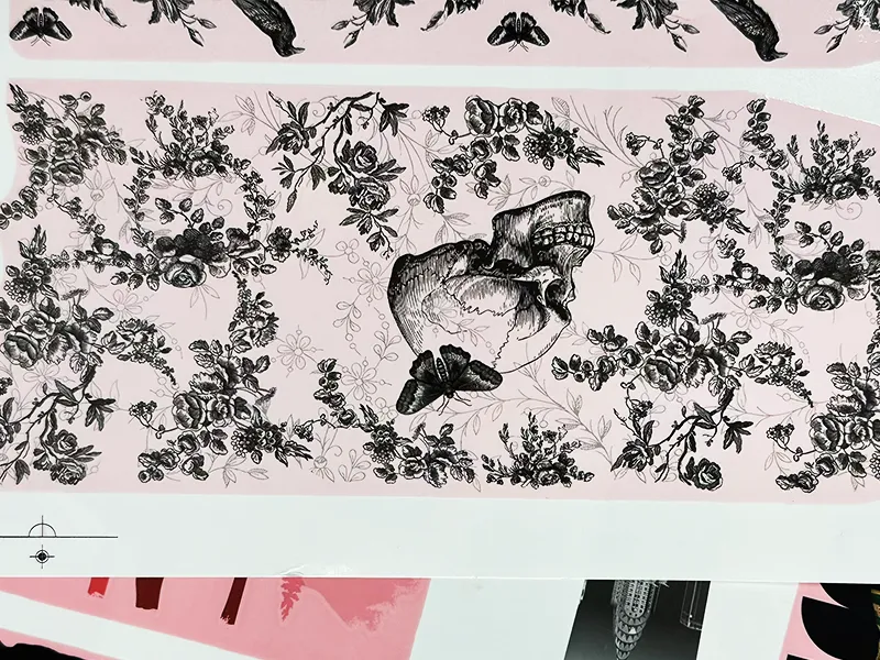 Low temperature printed paper