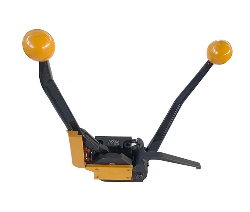 A333 steel strip non buckle strapping machine