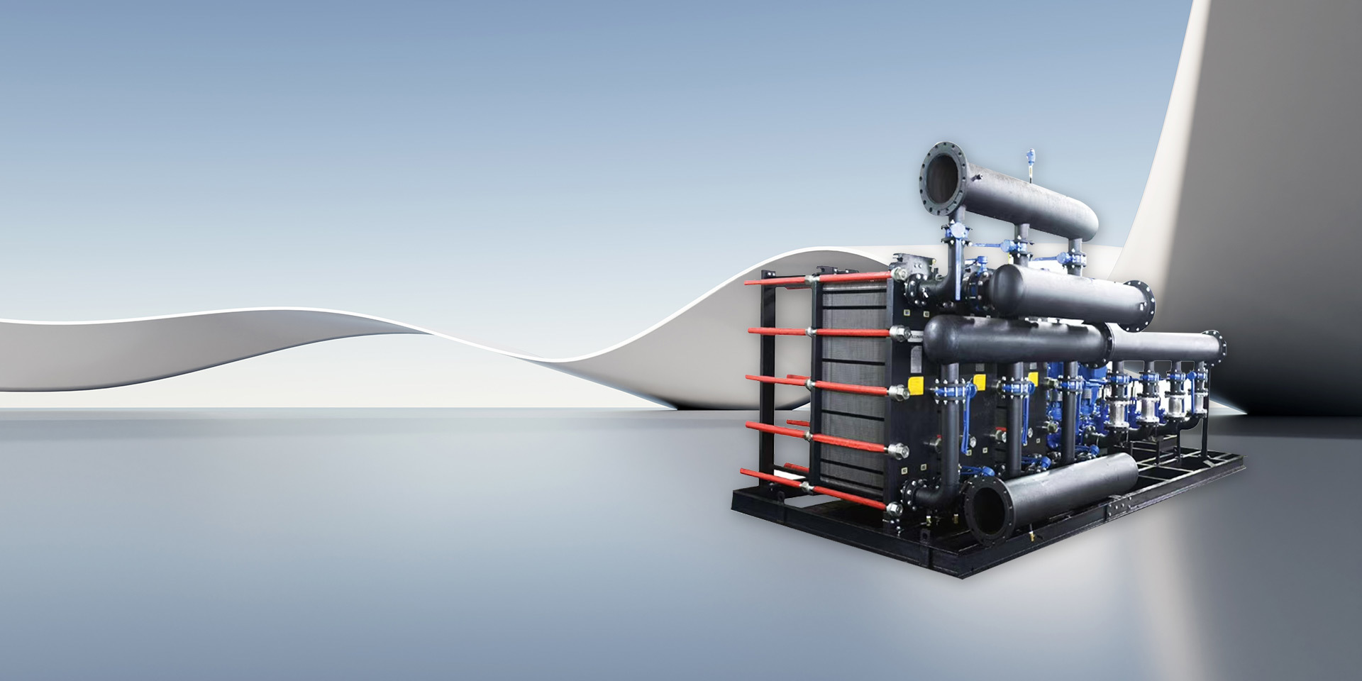 High-efficiency intelligent heat exchanger unit