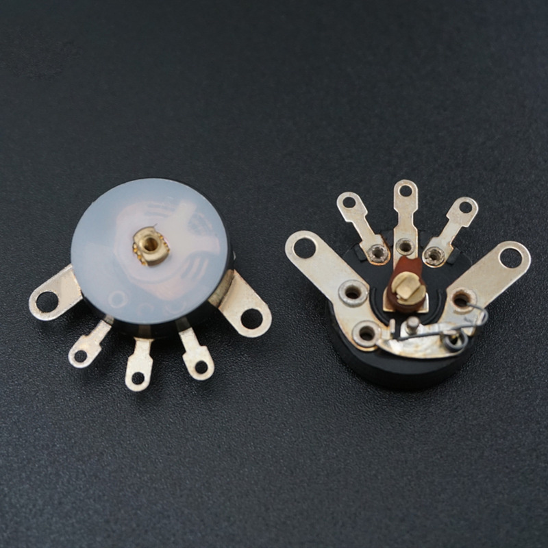 RV12 Linear Carbon Film Rotary Thumbwheel Potentiometer With Switch 5k 10k 100k