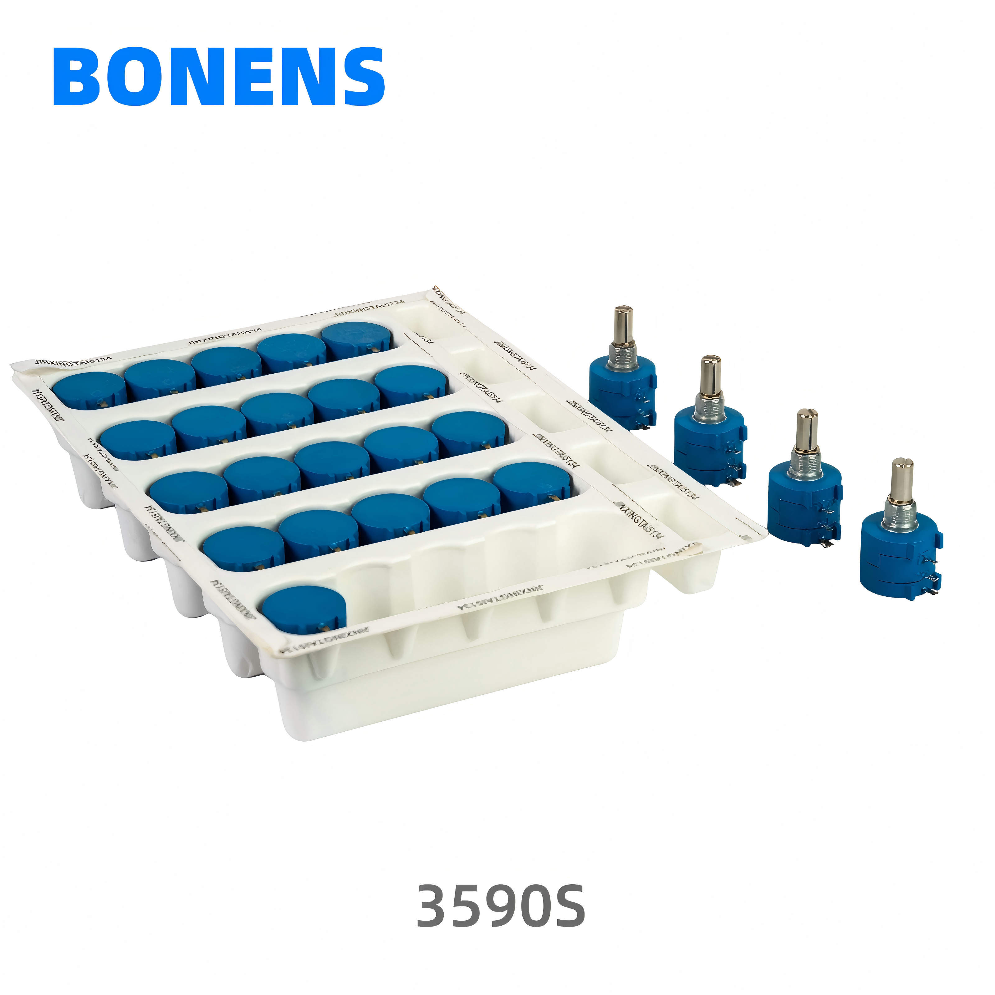 BONENS IP67 Waterproof 10 Turn Precision Multi-turn Rotary Wirewound Potentiometer with Knob