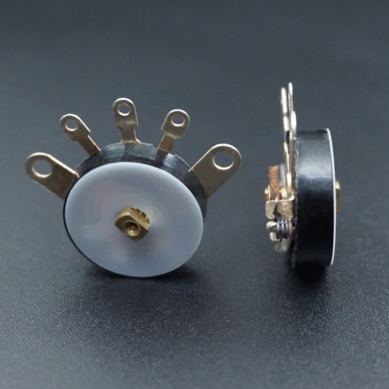 RV12 Linear Carbon Film Rotary Thumbwheel Potentiometer With Switch 5k 10k 100k