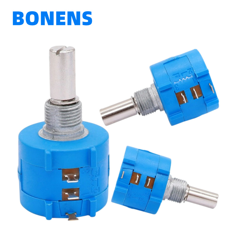 BONENS IP67 Waterproof 10 Turn Precision Multi-turn Rotary Wirewound Potentiometer with Knob