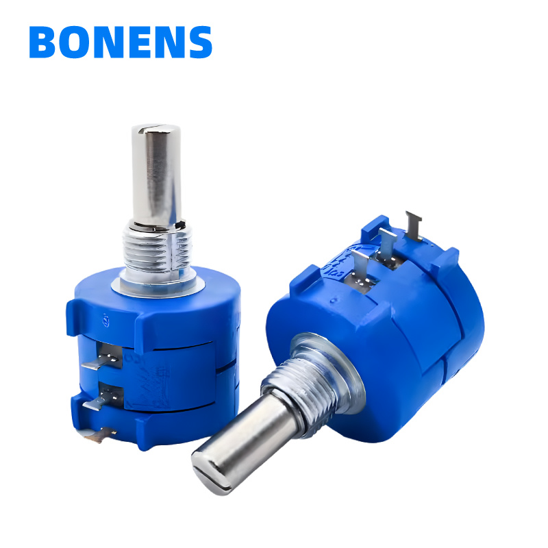 BONENS IP67 Waterproof 10 Turn Precision Multi-turn Rotary Wirewound Potentiometer with Knob