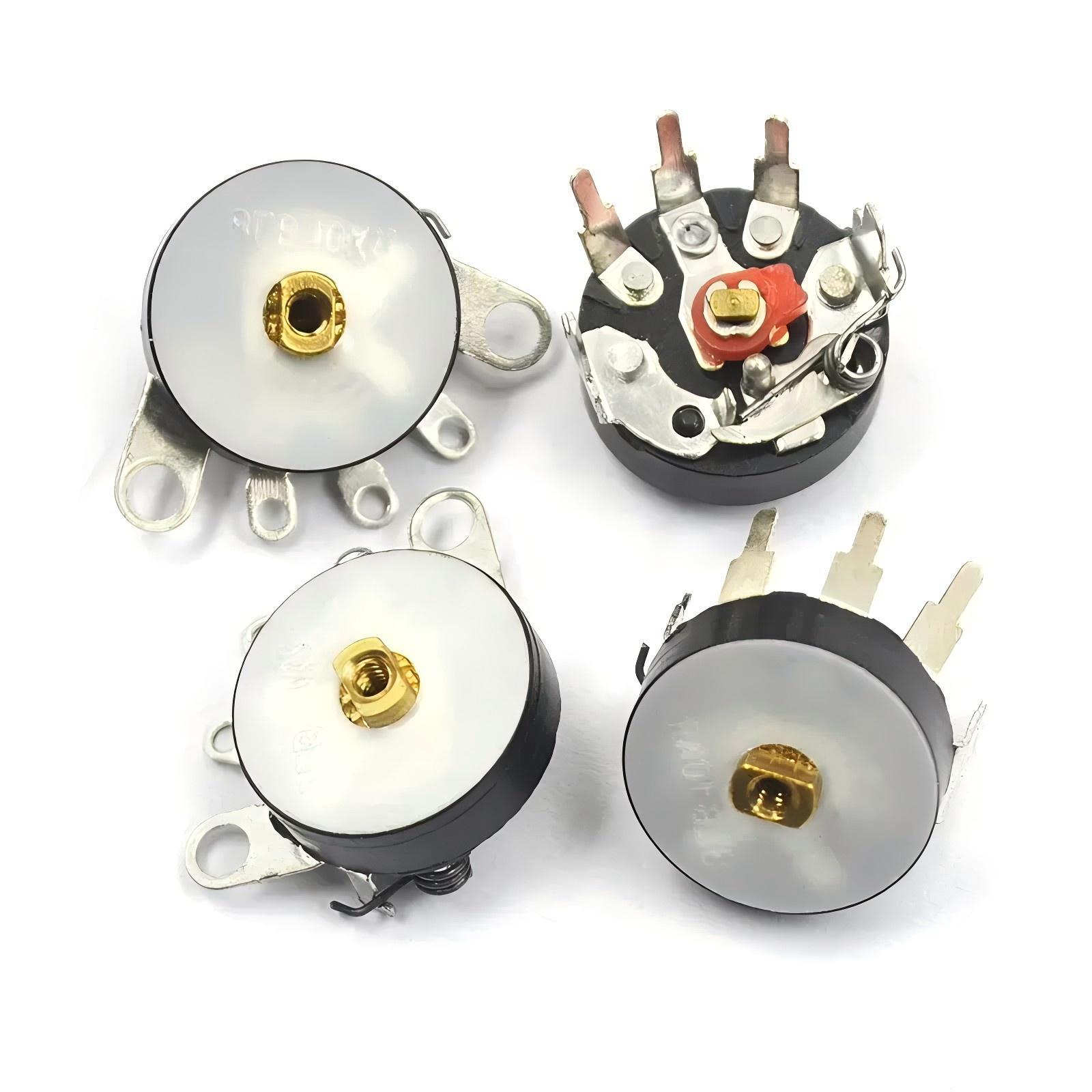 RV12 Linear Carbon Film Rotary Thumbwheel Potentiometer With Switch 5k 10k 100k