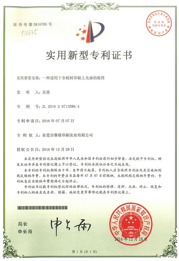 Utility model patent
