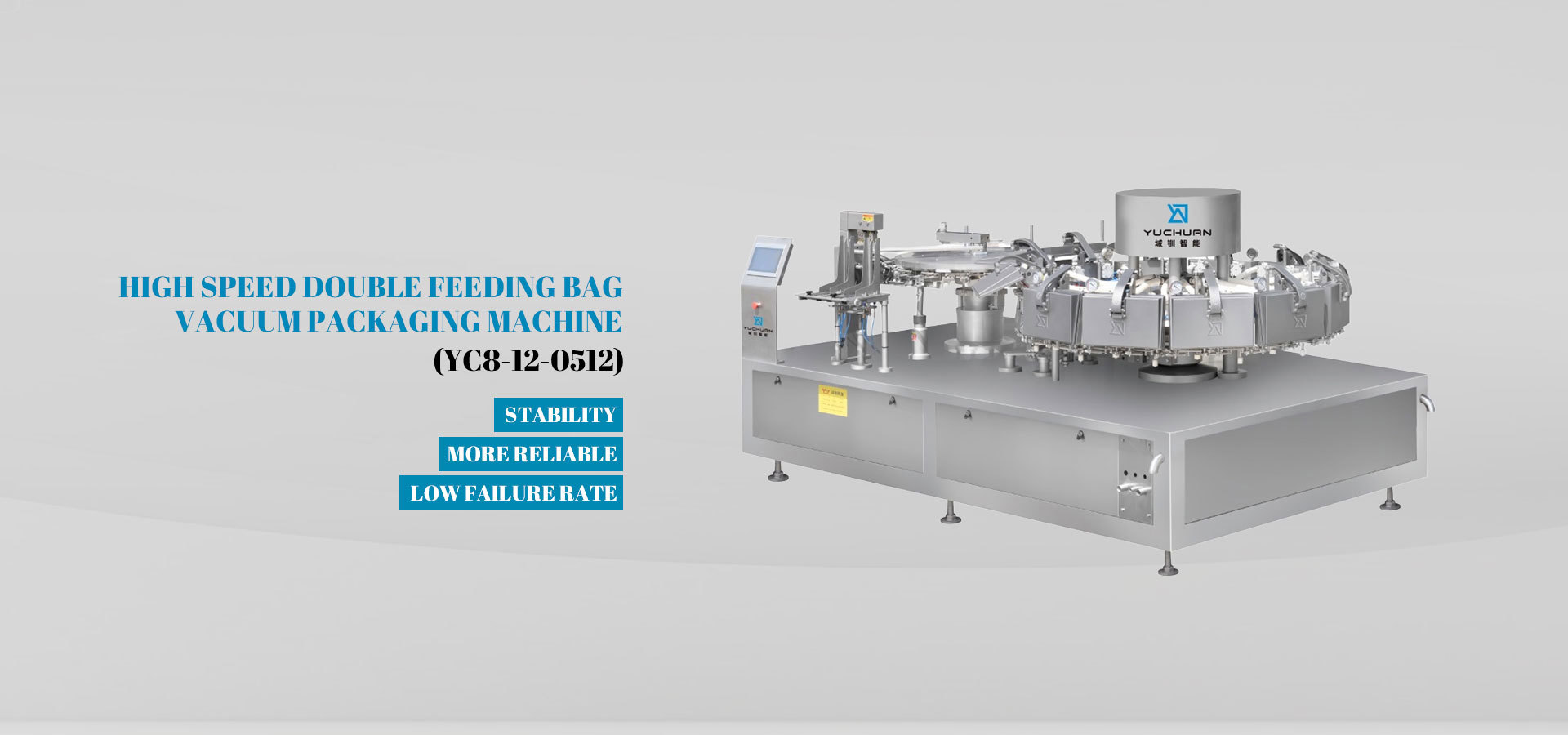 High-speed double-chamber vacuum packaging machine
